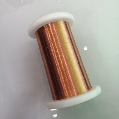 Polyesterimide Round Copper Enameled Wires Self Bonding 0.075mm