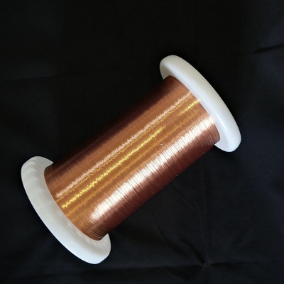 Polyesterimide Round Copper Enameled Wires Self Bonding 0.075mm